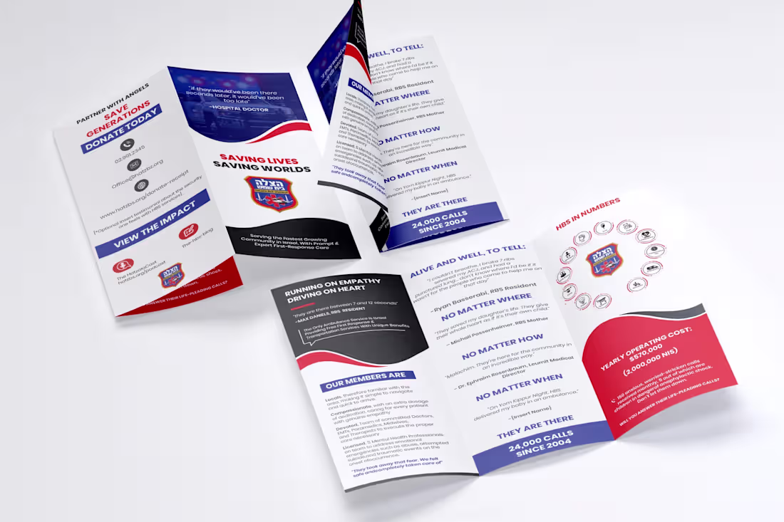 Cover image for Modern brochure design for Hatzbs.org
