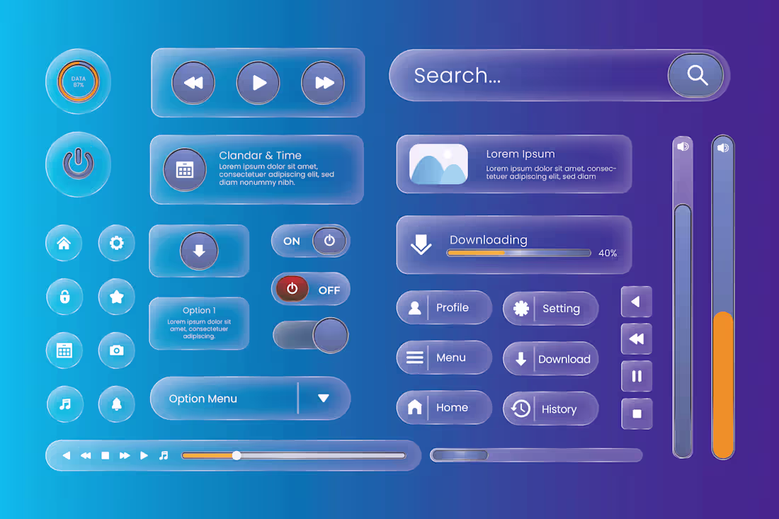 Cover image for Modern UI/UX Kit for Mobile Applications