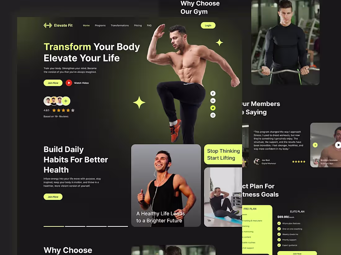 Cover image for Fitness Gym Website | Wordpress Website Design