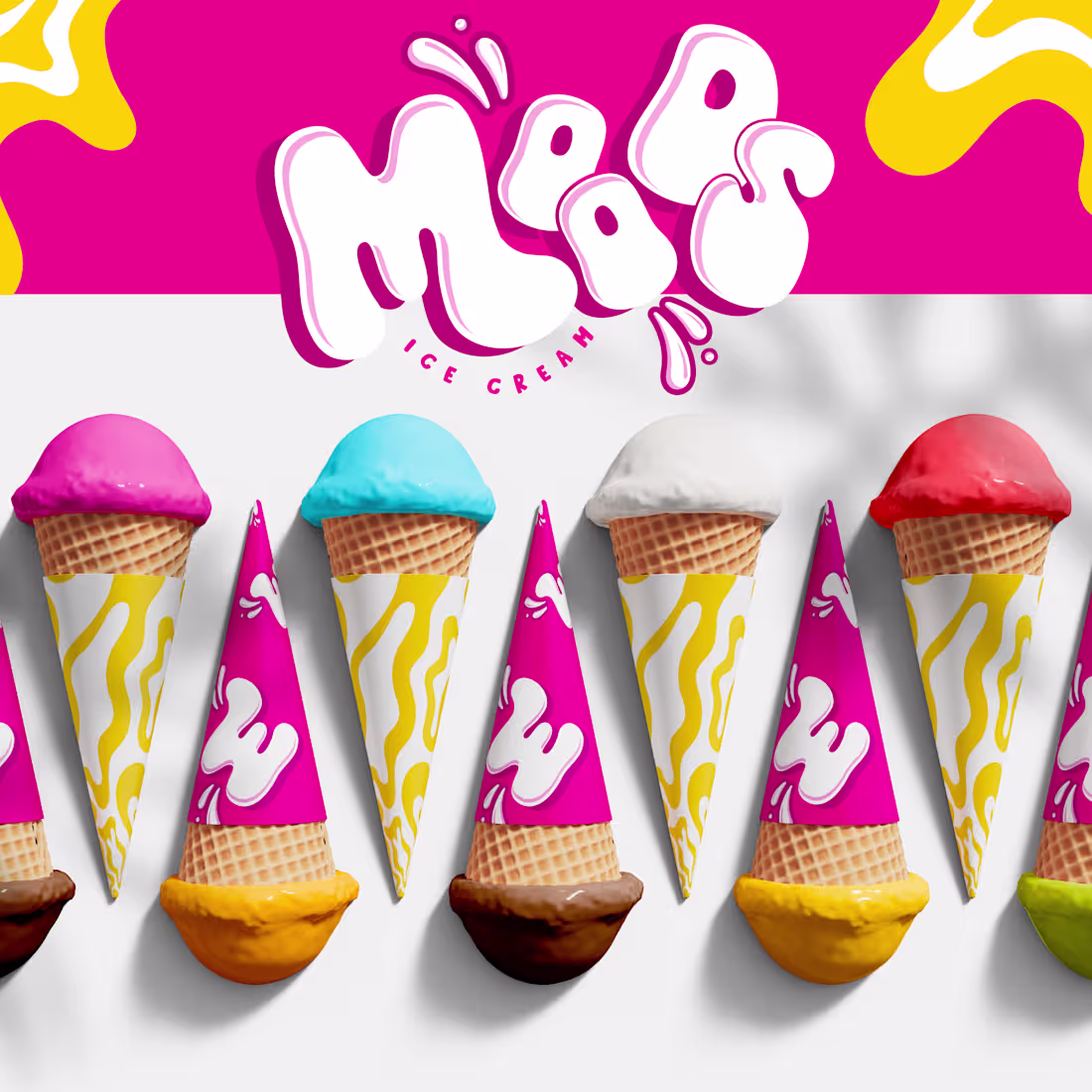 Cover image for 🍦 Brand Identity Project: MOODS