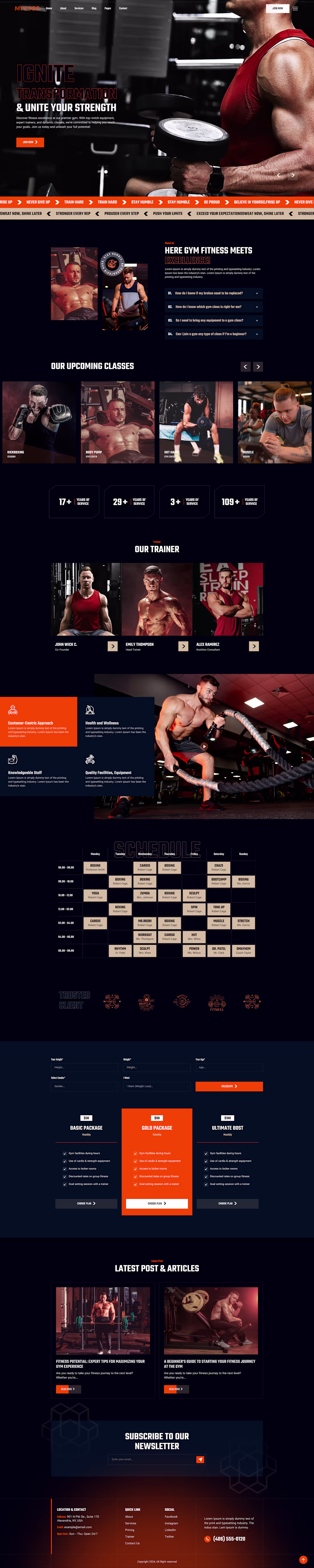 Cover image for Energetic Website UI Design for Fitness & Wellness Brands