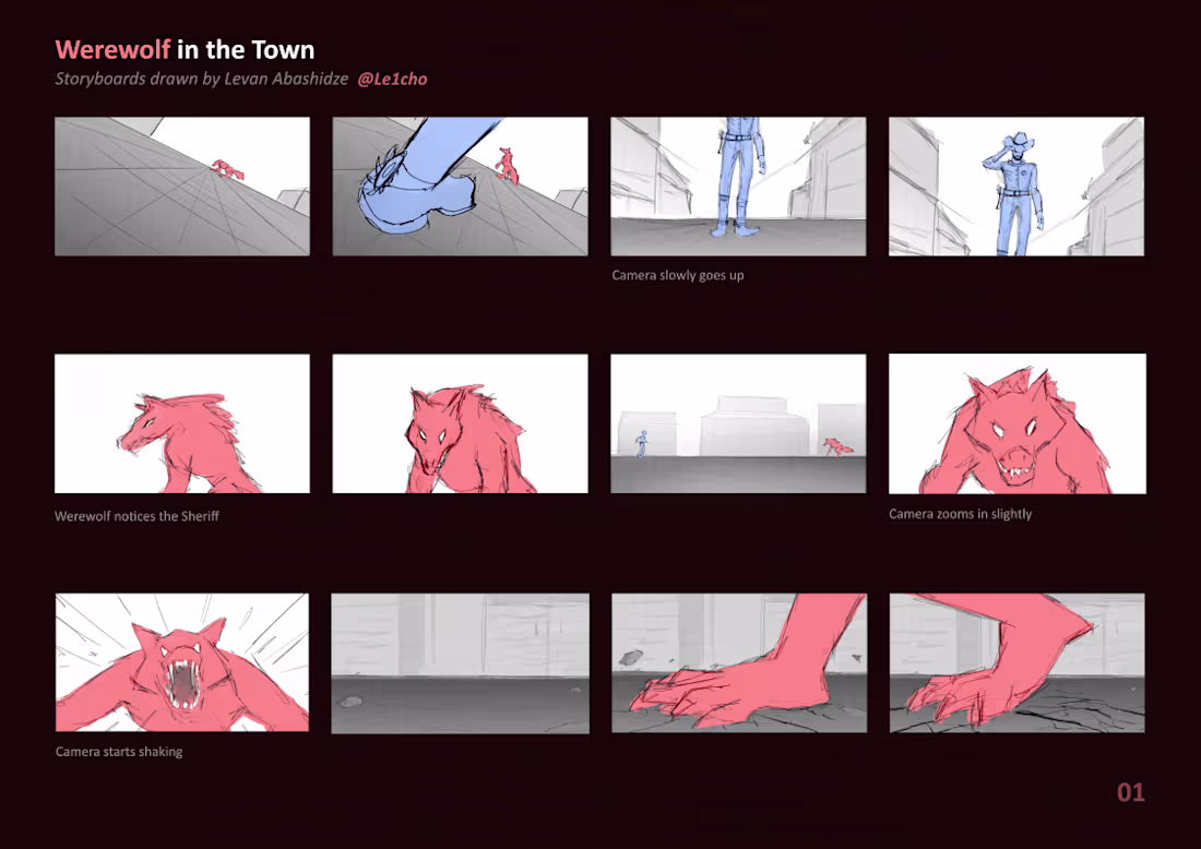 Cover image for Werewolf in The Town