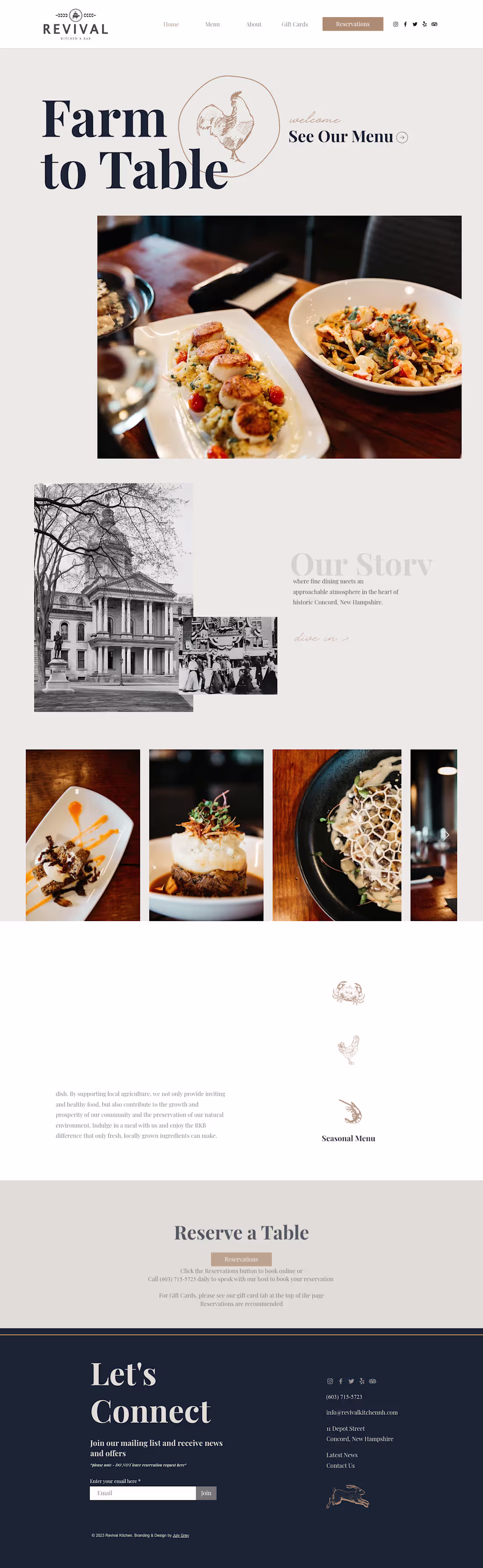 Cover image for Revival Kitchen Brand Development