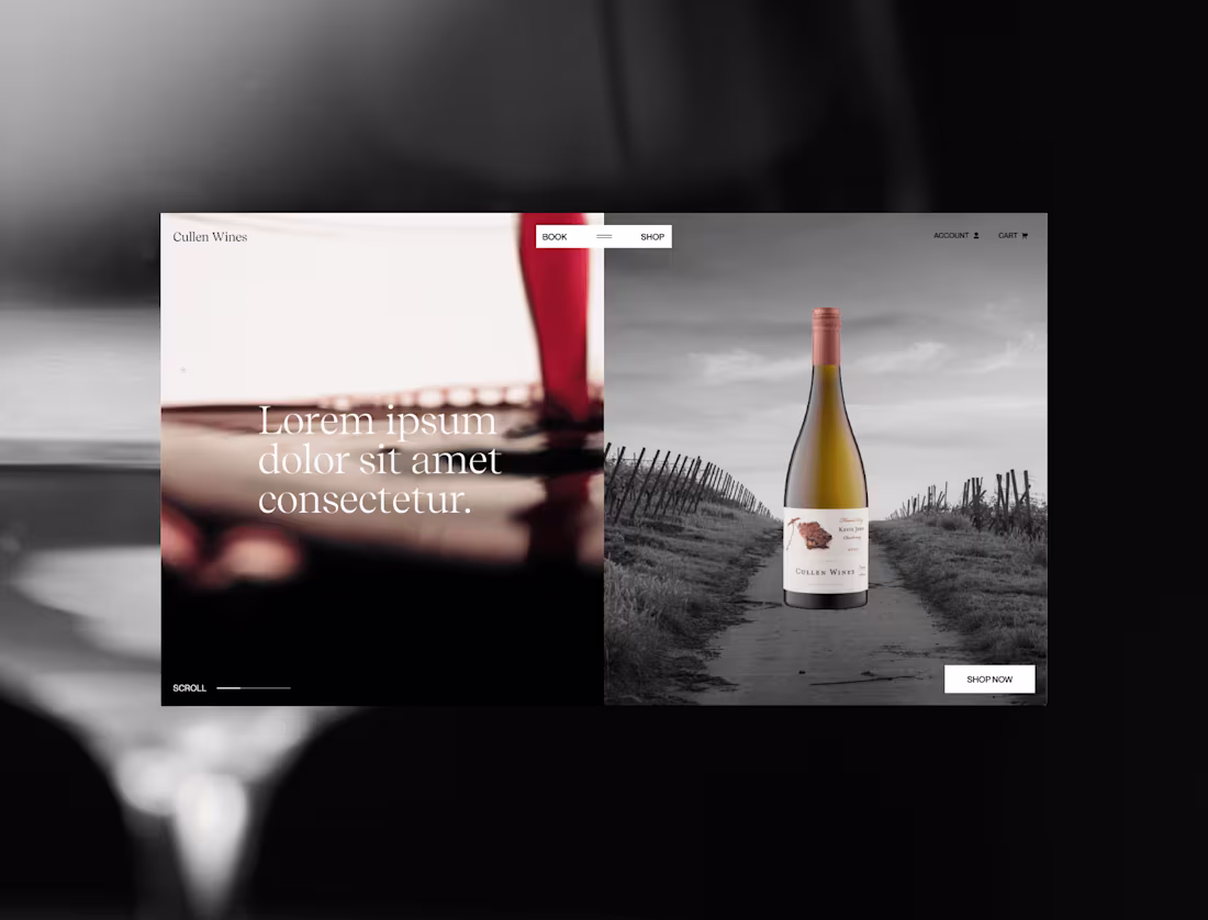 Cover image for Online Store Design for a Wine Company

