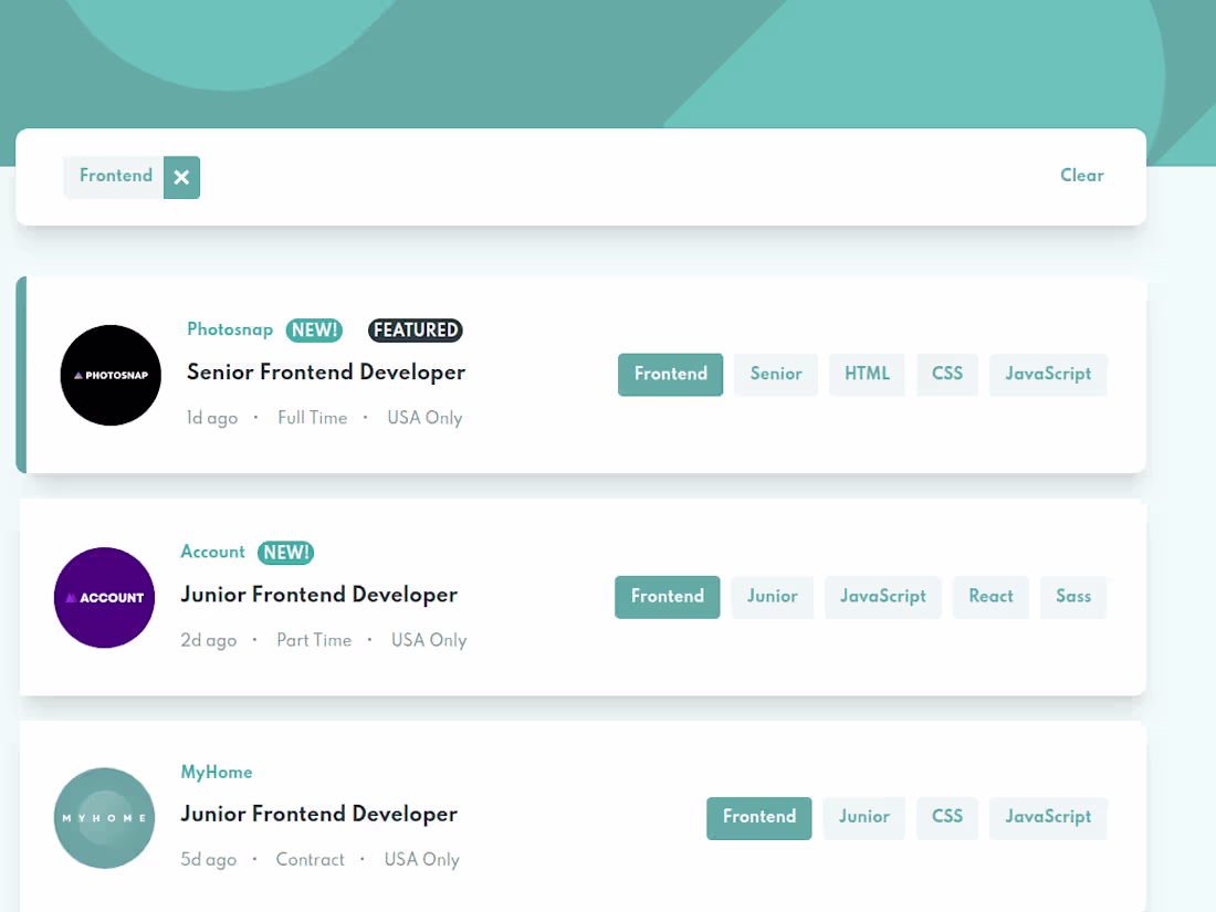 Cover image for Frontend  | Job Listings For ATS