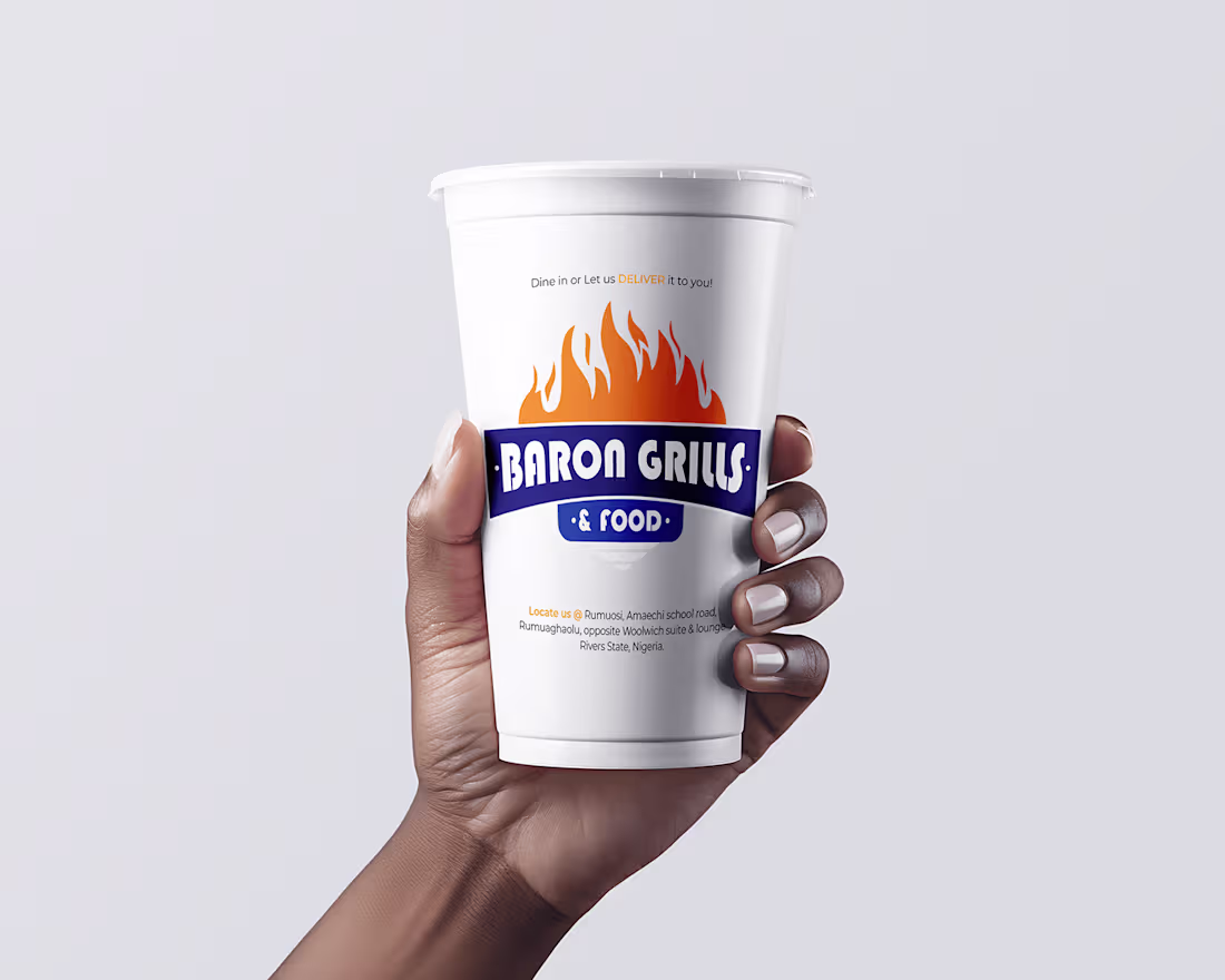 Cover image for Branding/Logo design for Baron Grills & Food