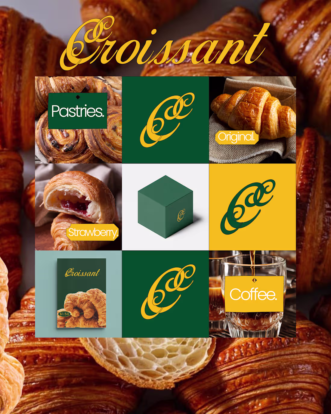 Cover image for CCCroissant I Bakery Branding 🙌