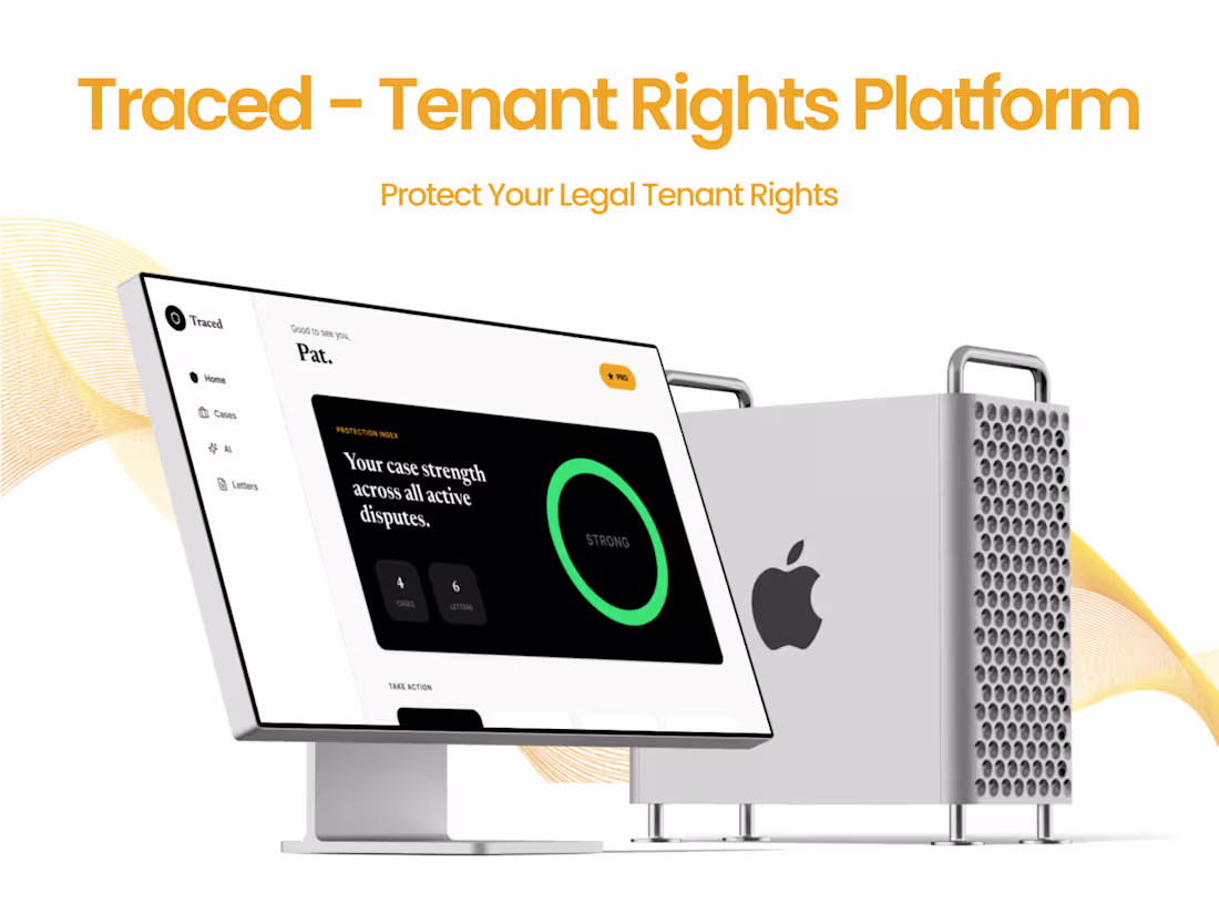 Cover image for Traced - Tenant Advocacy Platform