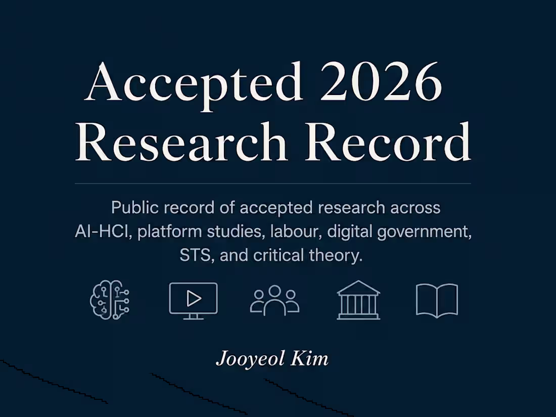 Cover image for Accepted 2026 Research Record