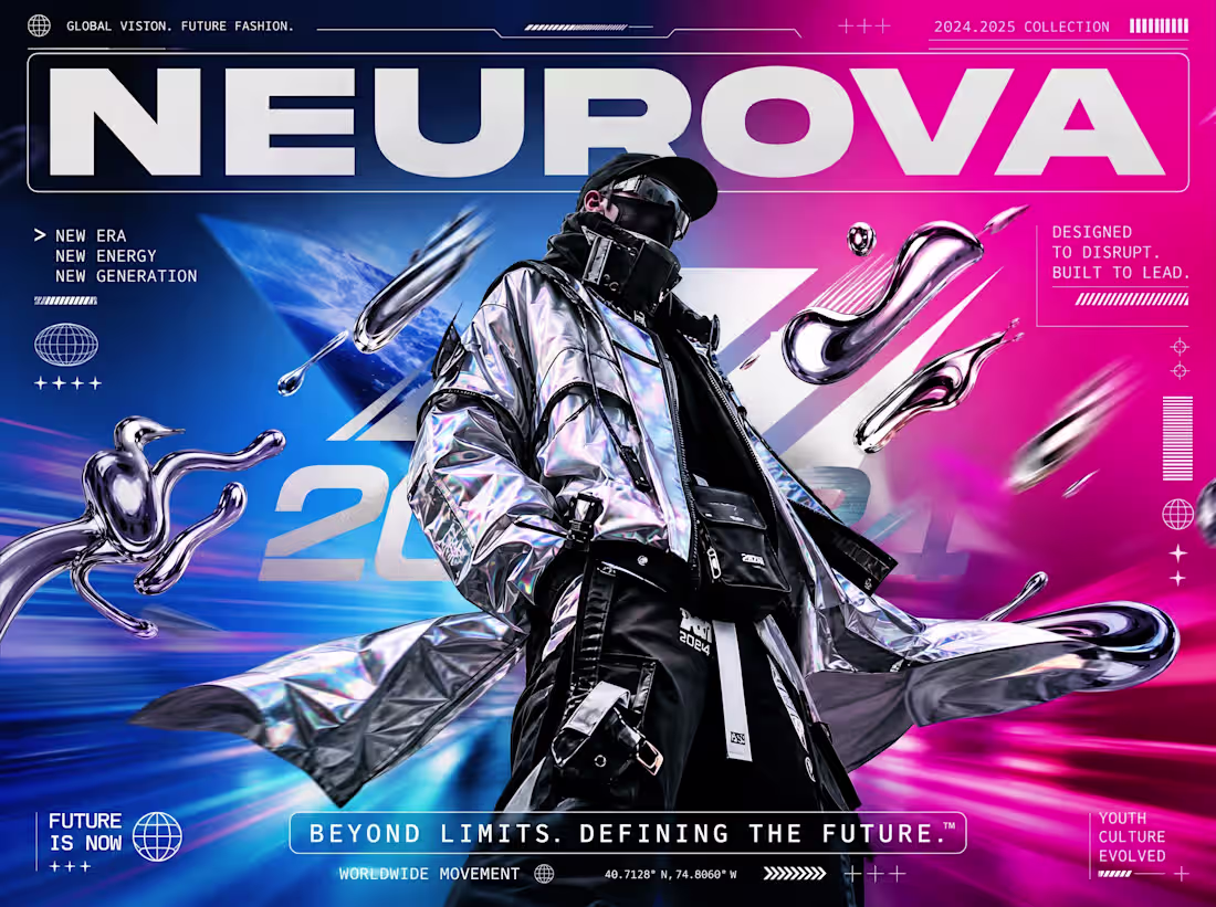 Cover image for Futuristic Fashion Campaign | Cyberpunk