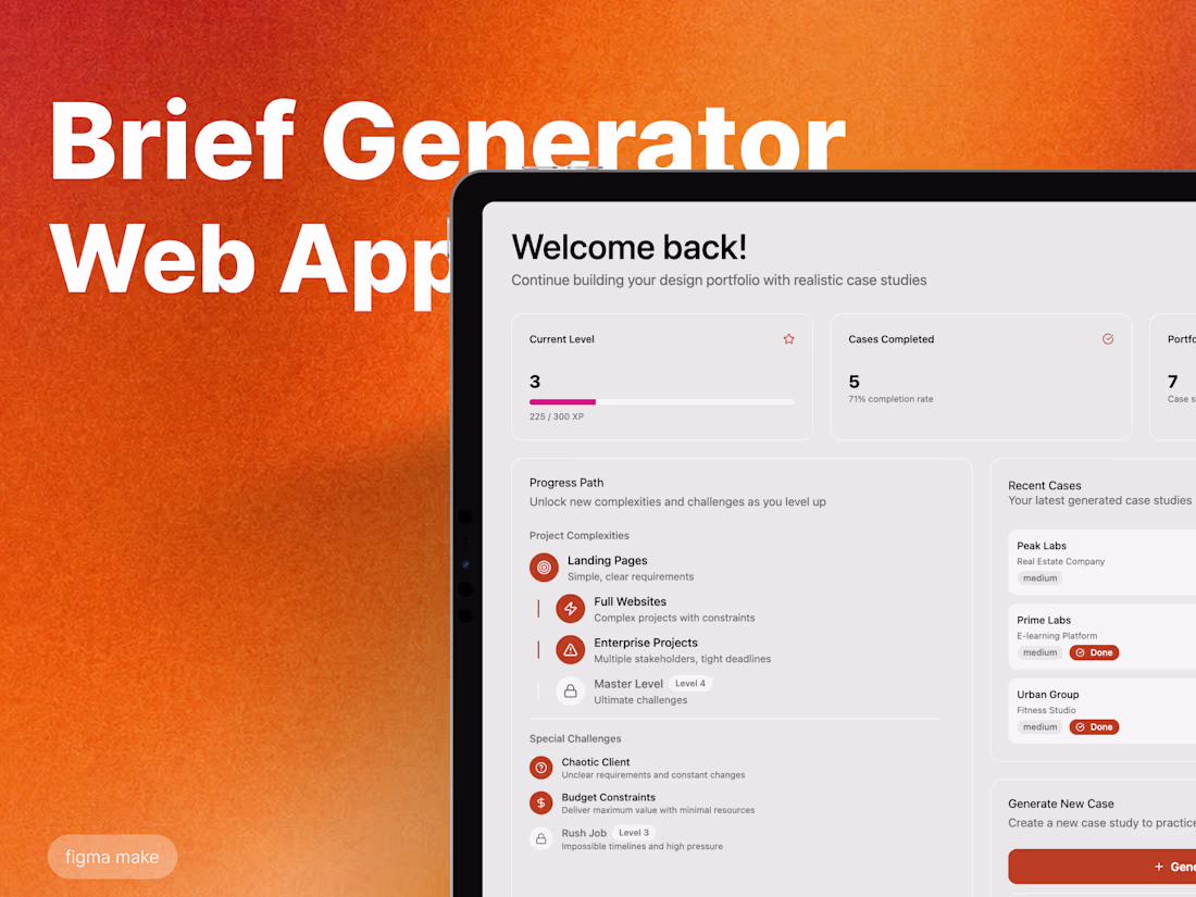 Cover image for MVP for Design Brief Generator Web App