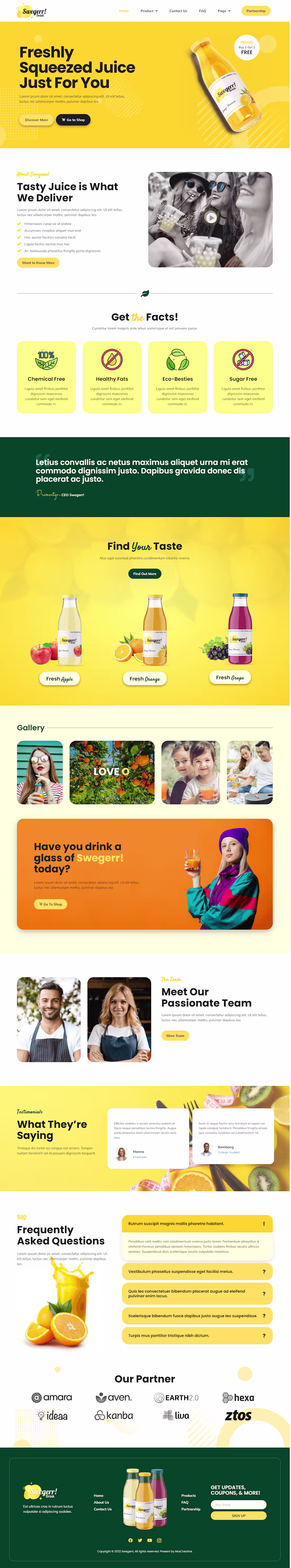 Cover image for The Juice Bar Website
