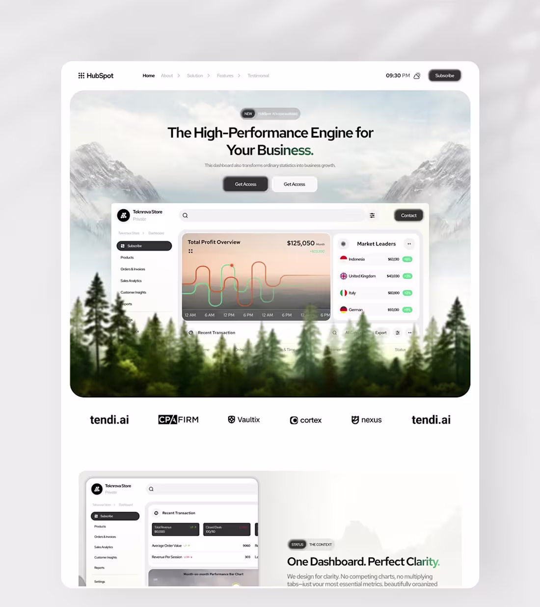 Cover image for Interactive Framer SaaS Dashboard Landing
