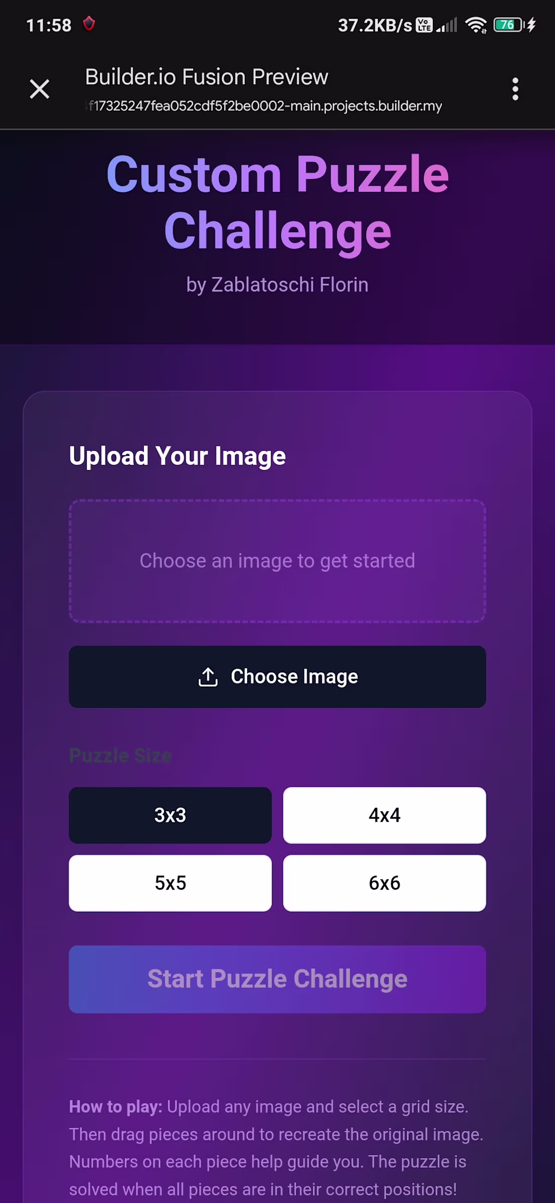 Cover image for Custom Puzzle Challenge is a next-level interactive sliding ...