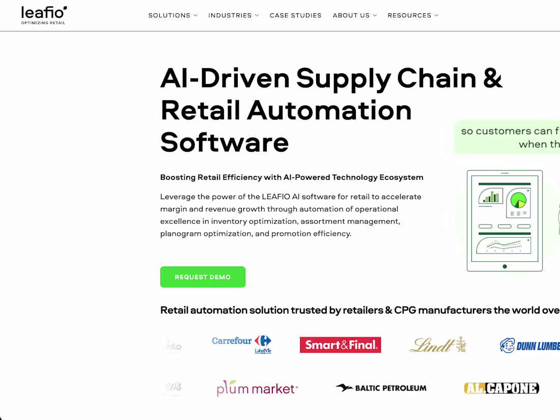 Cover image for AI-Powered Retail Automation Software | LEAFIO AI