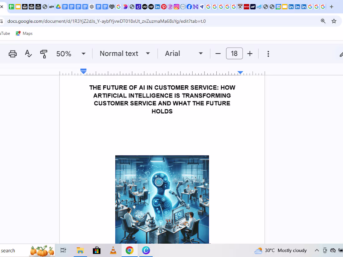 Cover image for Research: "The Future of AI in Customer Service"