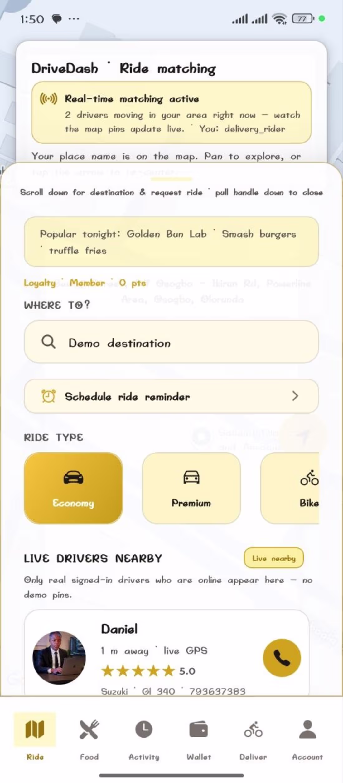 Cover image for DriveDash is a modern cross-platform