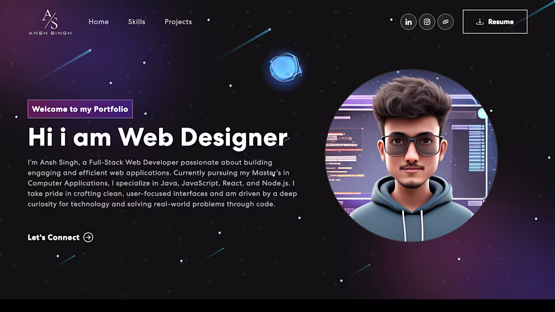 Cover image for A responsive and modern Portfolio