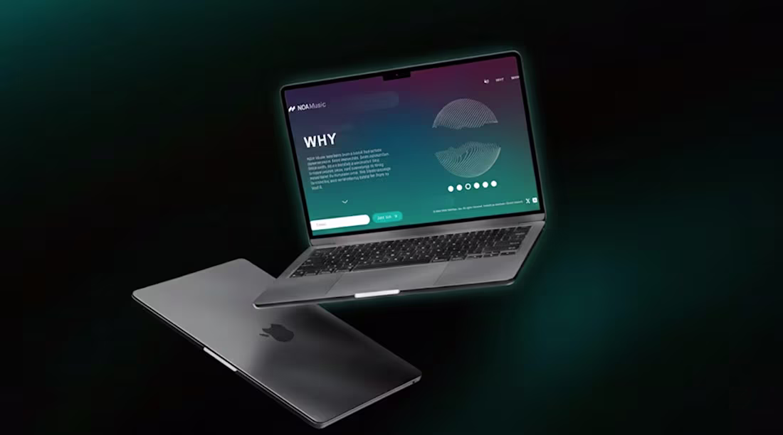 Cover image for 🎵 NOA Music — Webflow