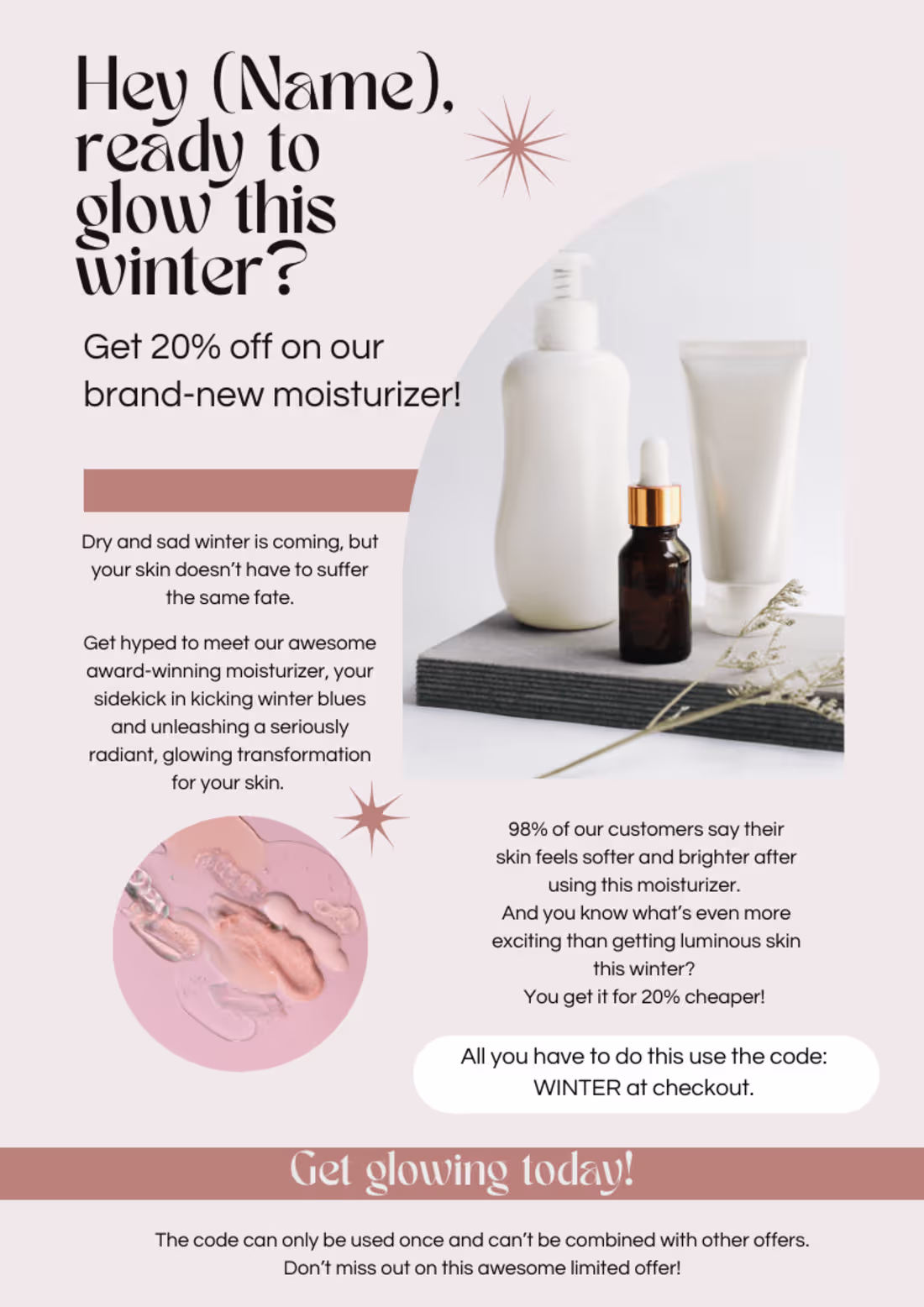 Cover image for Portfolio: Upcoming Winter Sale Email 