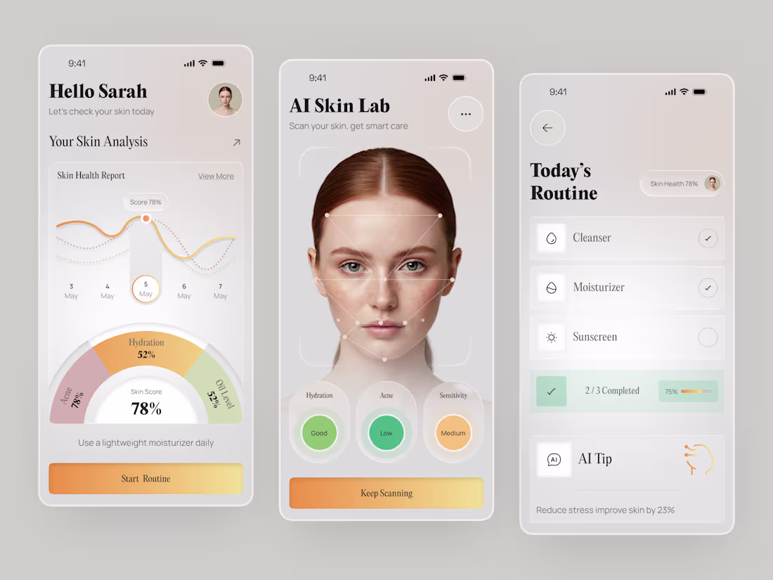 Cover image for AI Skincare Mobile App