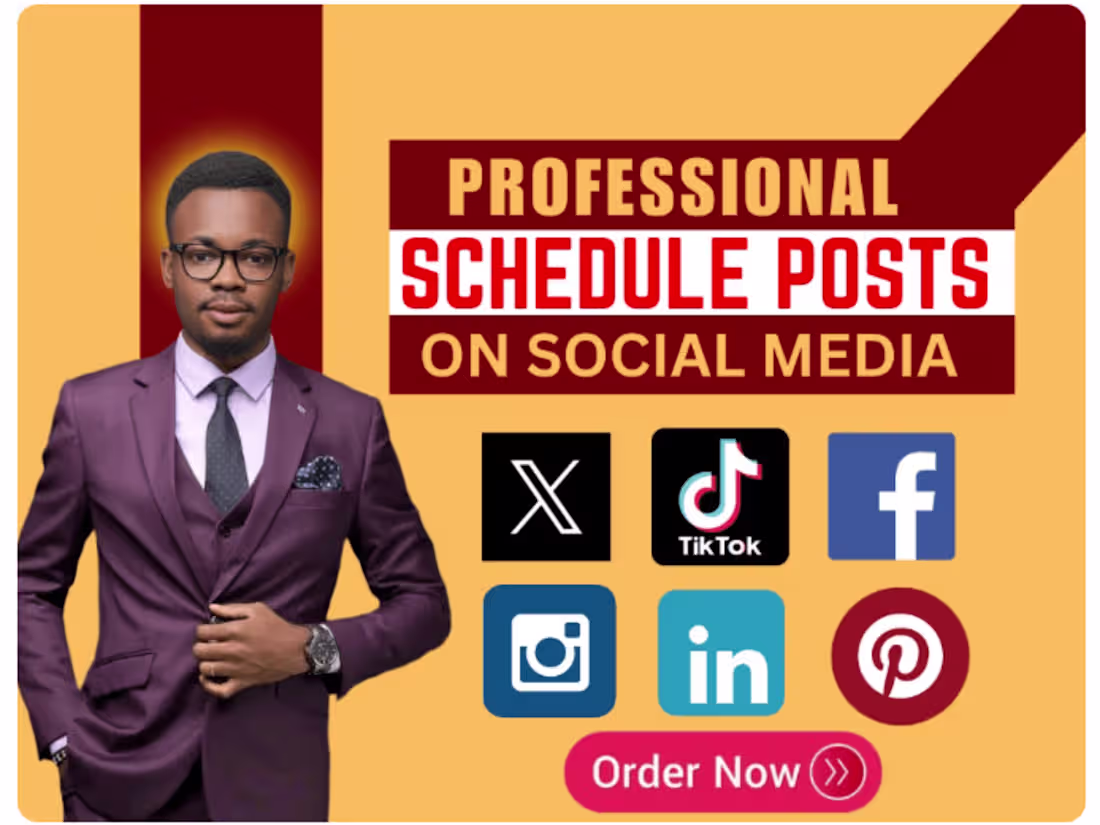 Cover image for Professional schedule posting on social media via buffer
