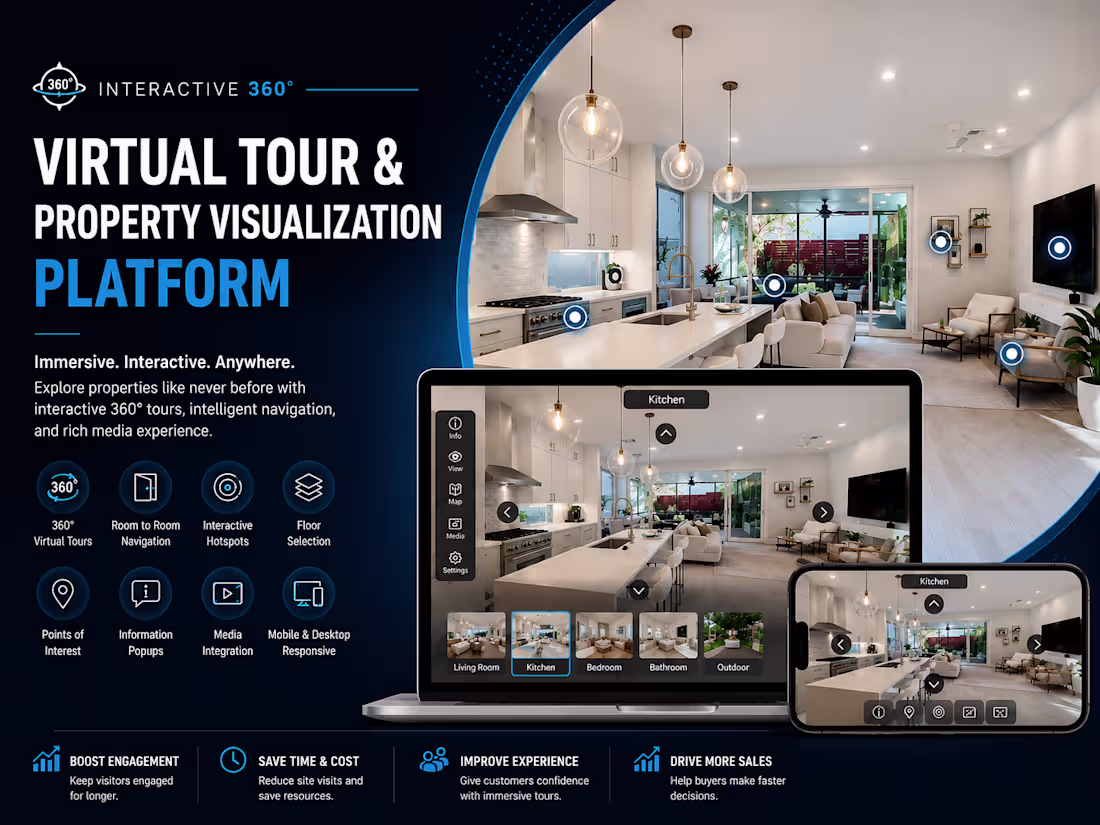 Cover image for Interactive 360° Virtual Tour &