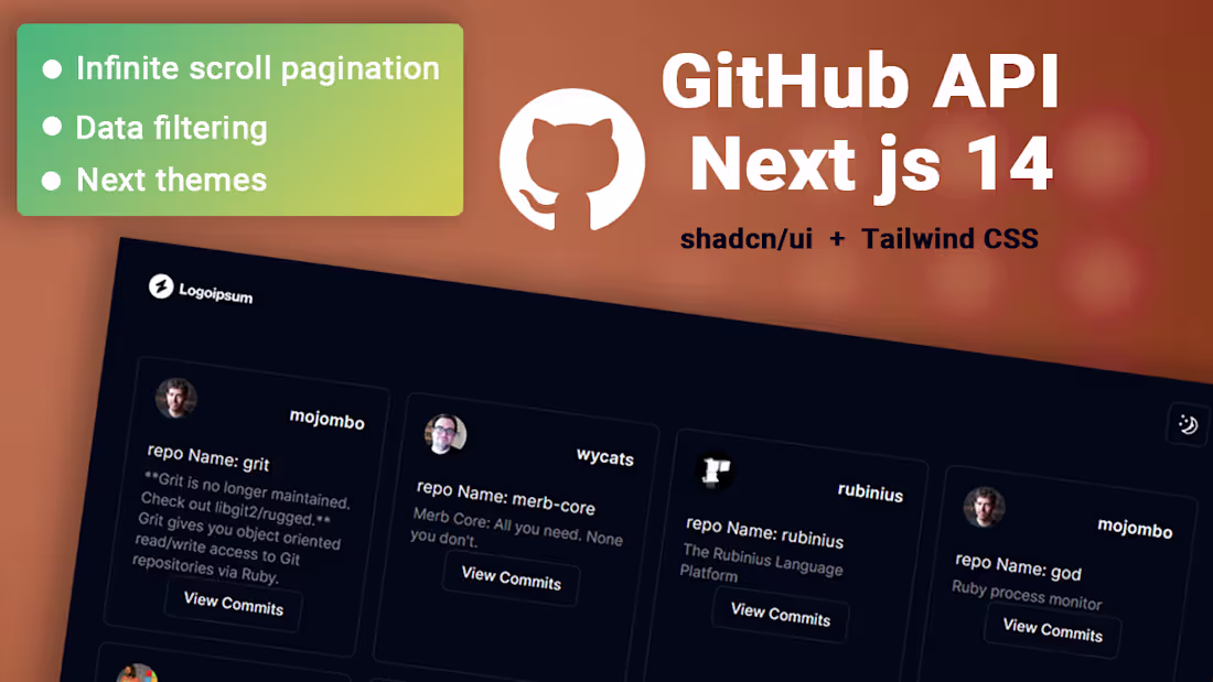 Cover image for GitHub API Explorer: Seamless Data Fetching in Action live p...