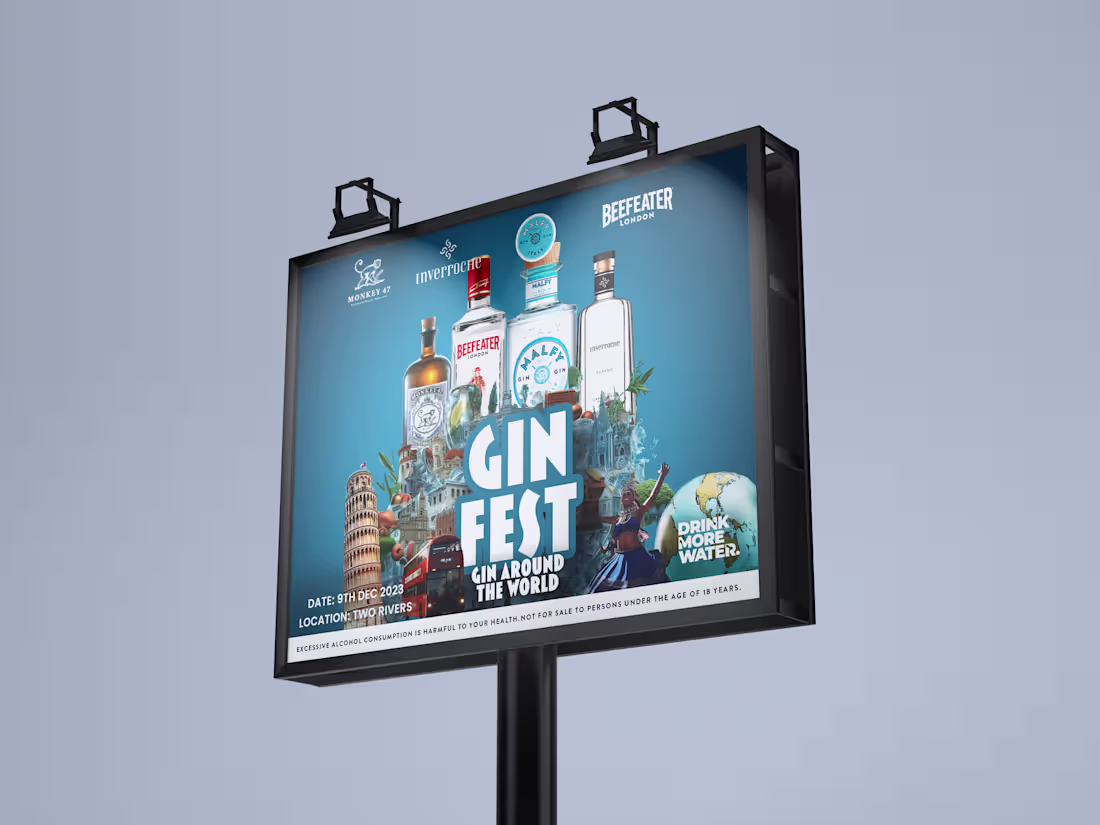 Cover image for GIN FEST VISUAL IDENTITY AND CAMPAIGN LAUNCH