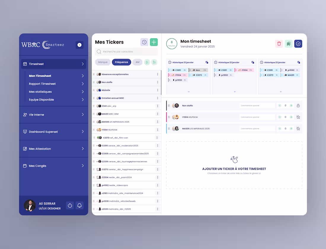 Cover image for Ticketing & Timesheet UX Redesign