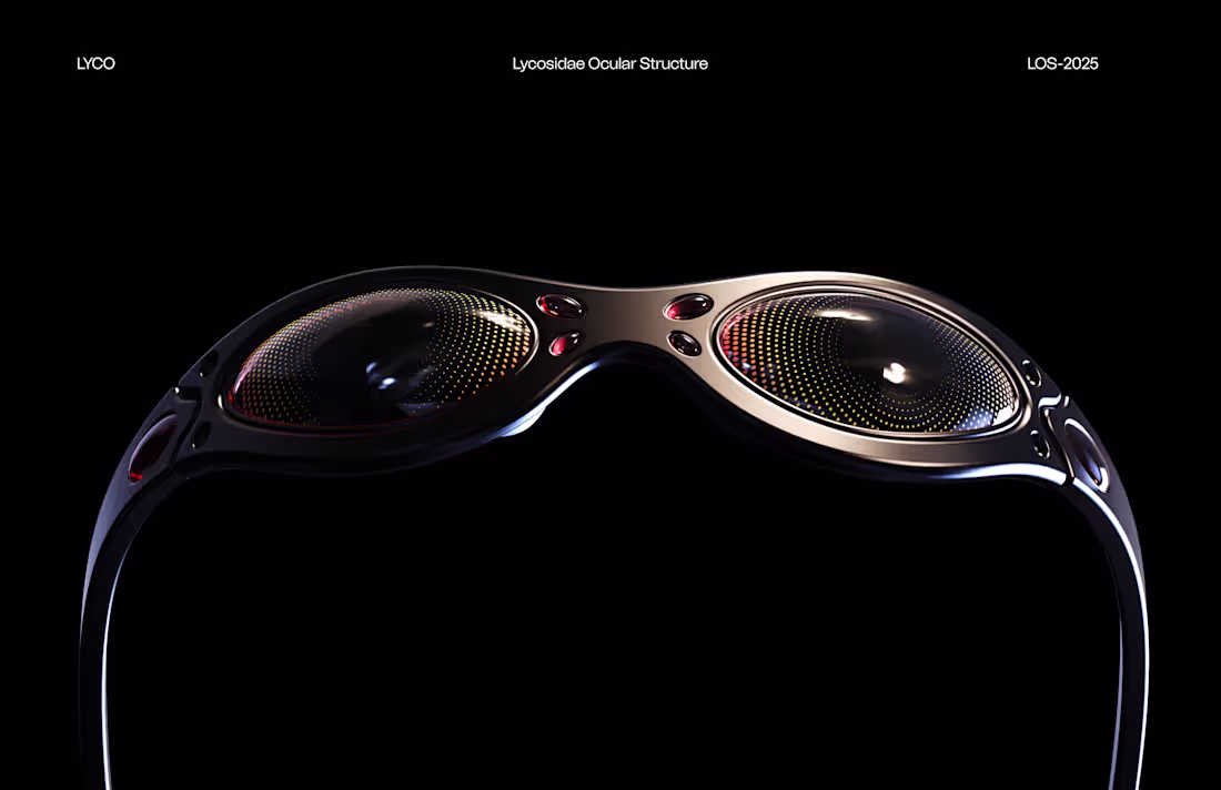Cover image for YCO CASE STUDY - Wolf eyes ( 3D printed glass frames ) 🐺 🕷...
