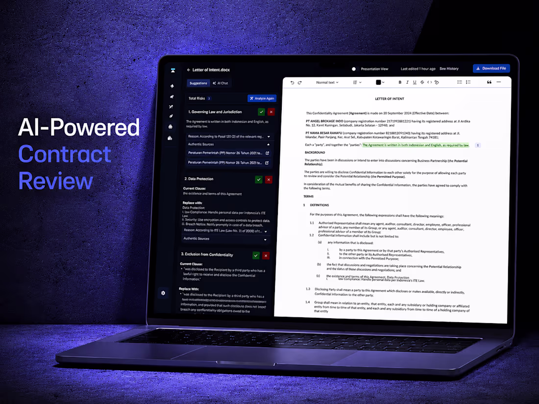 Cover image for AI-Enhanced Legal Contract Review System