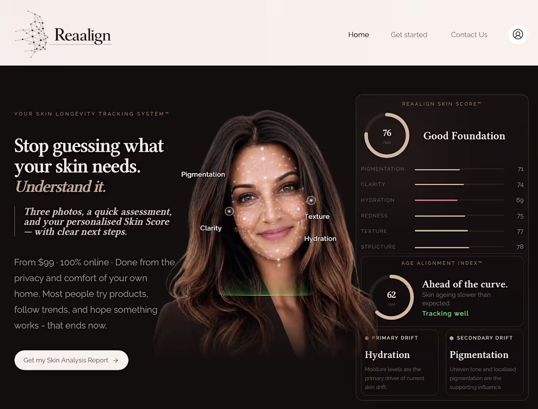 Cover image for AI Skin Analysis Platform for Australian Beauty-Tech Brand