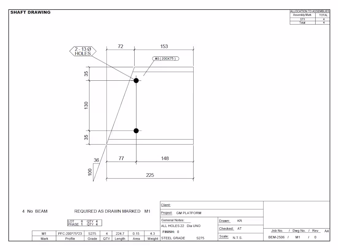 Cover image for Structural Steel Shop Drawings –
