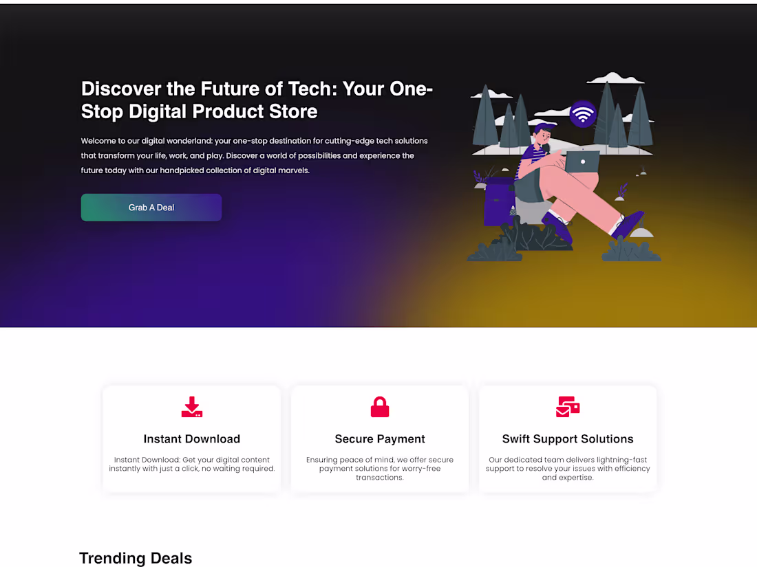 Cover image for Digital Product Store