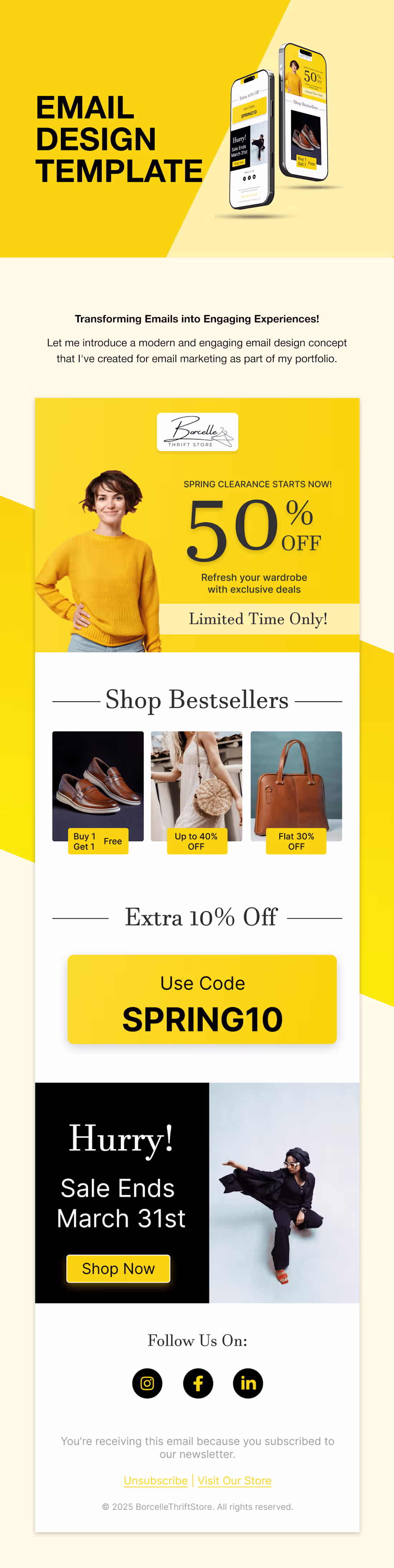 Cover image for Email Design Template- Ecommerce