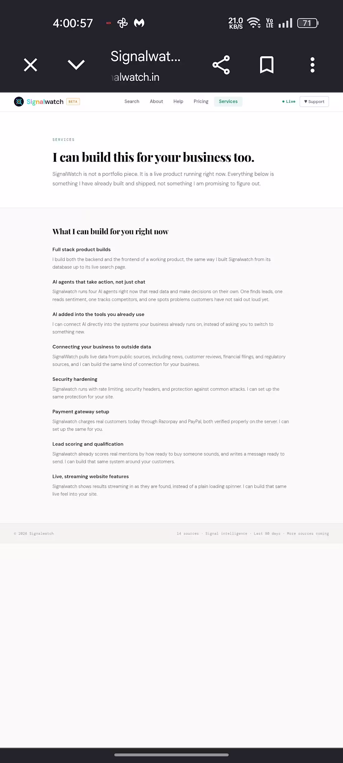 Cover image for At first, building it and seeing how it works made me feel l...