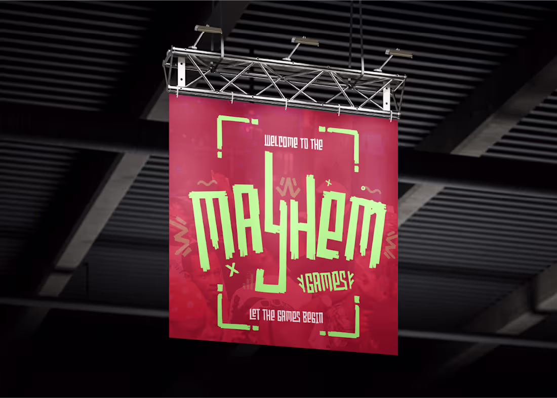 Cover image for MAYHEM GAMES Identity Design