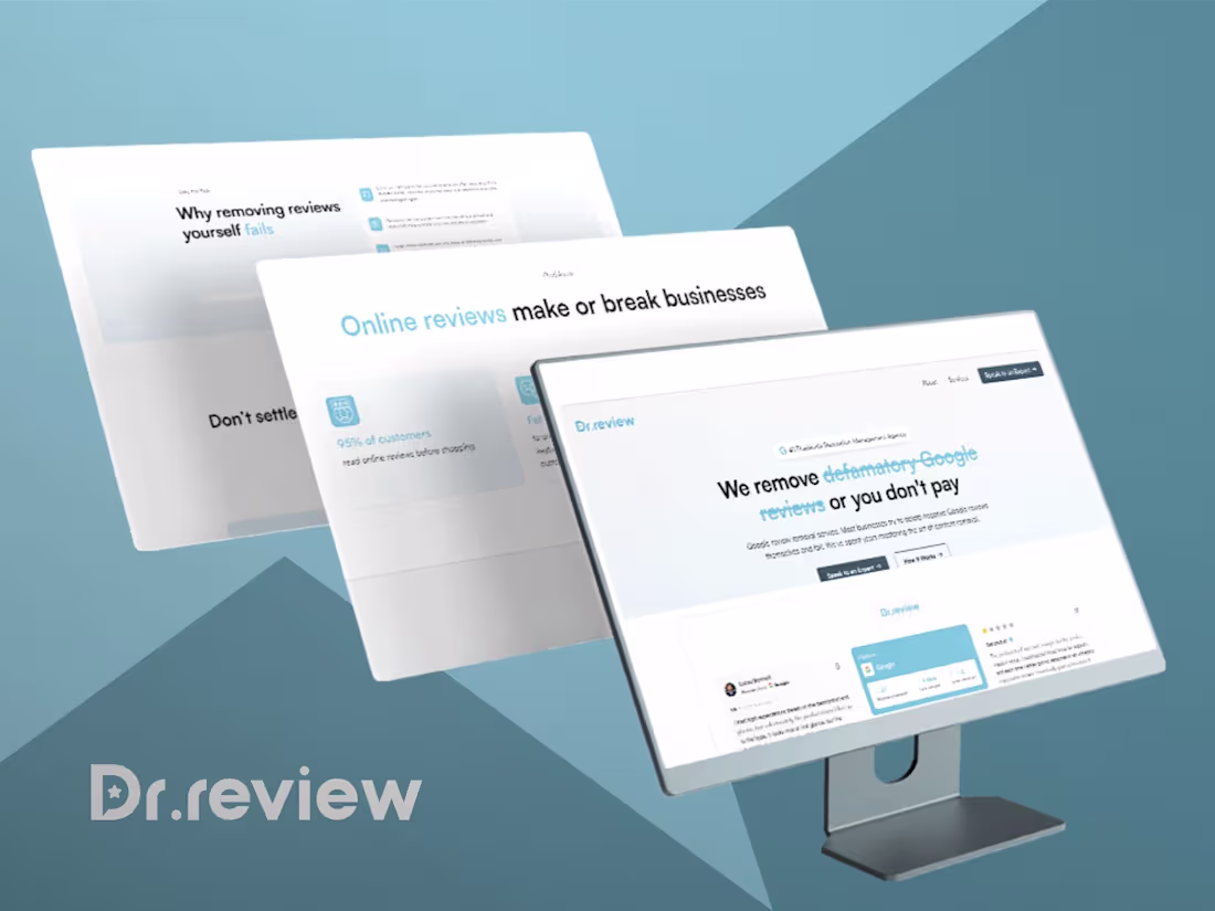 Cover image for Reputation Management SaaS Landing Page