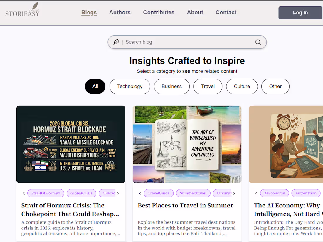 Cover image for Build a Responsive, SEO-Friendly Multi-Category Blogging Pla...