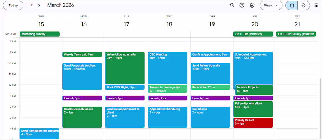 Cover image for Managed Calendars across time zones,