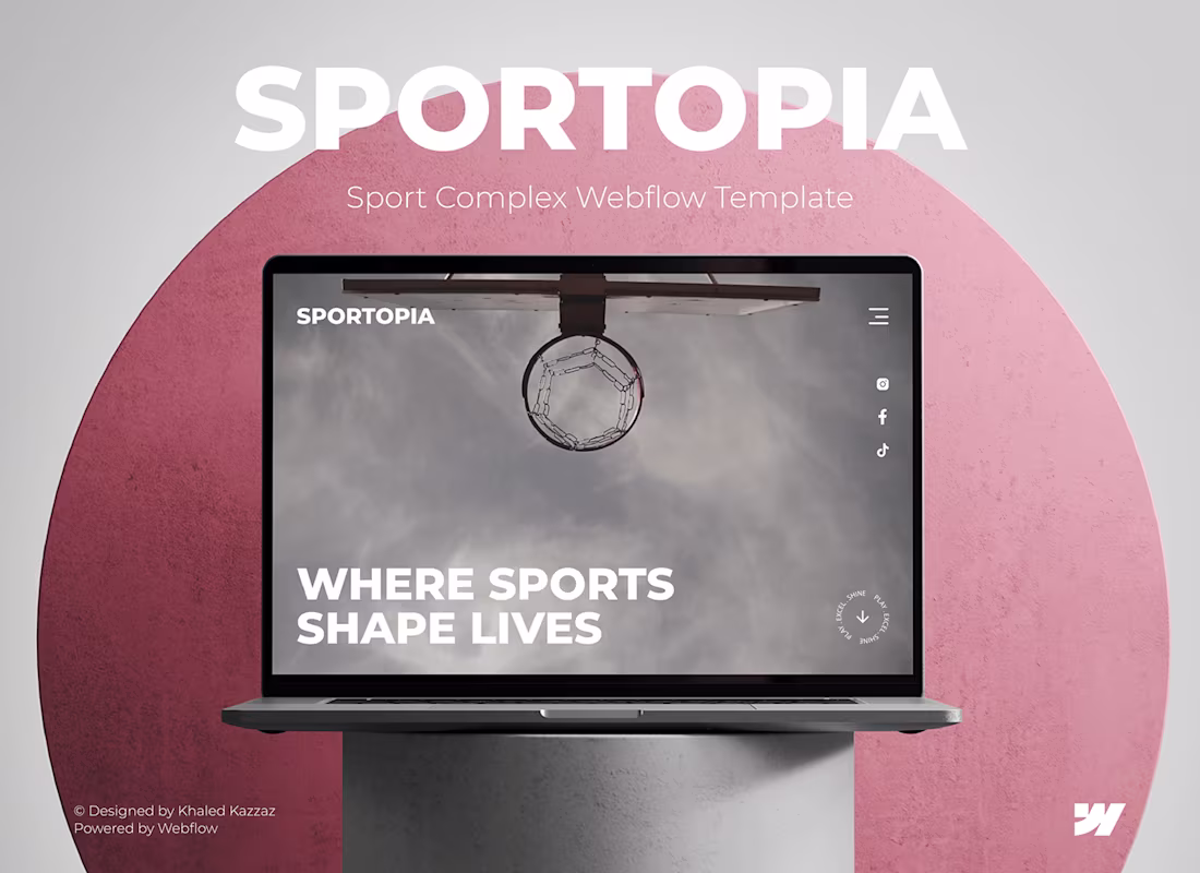 Cover image for Sportopia - Sport Complex Website