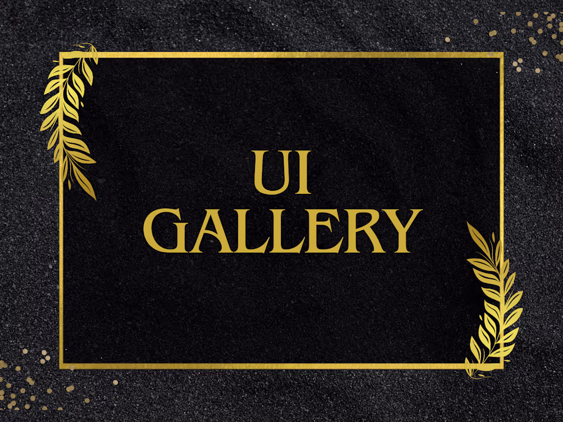 Cover image for UI Gallery