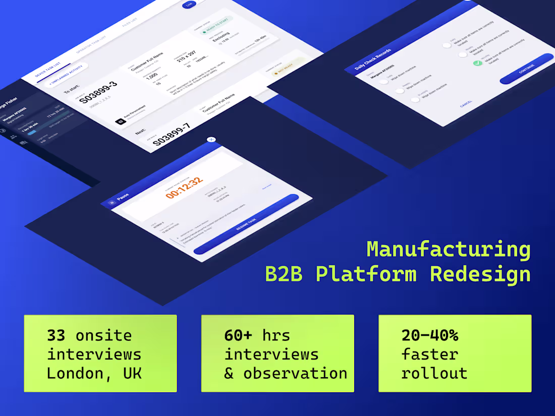 Cover image for Paragon — B2B Manufacturing Operations Platform