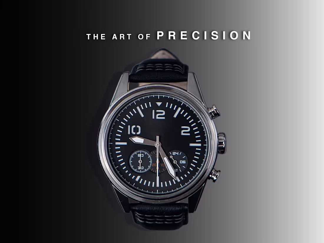 Cover image for Precision doesn't need to shout.
Two