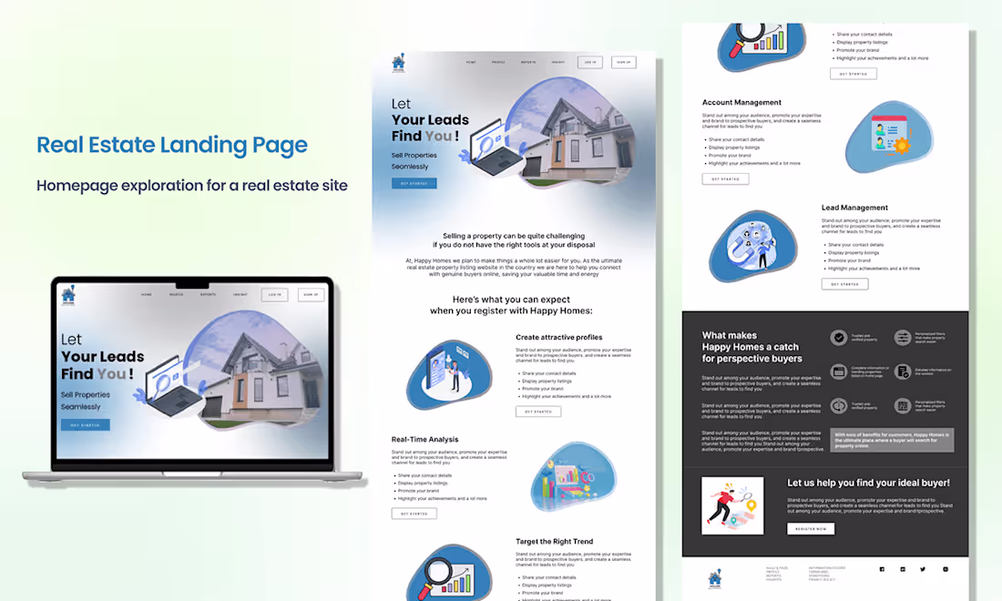 Cover image for Real Estate Landing Page