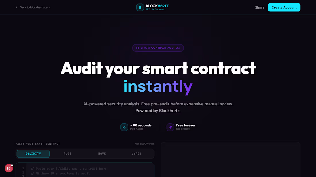 Cover image for Built an AI-powered smart contract