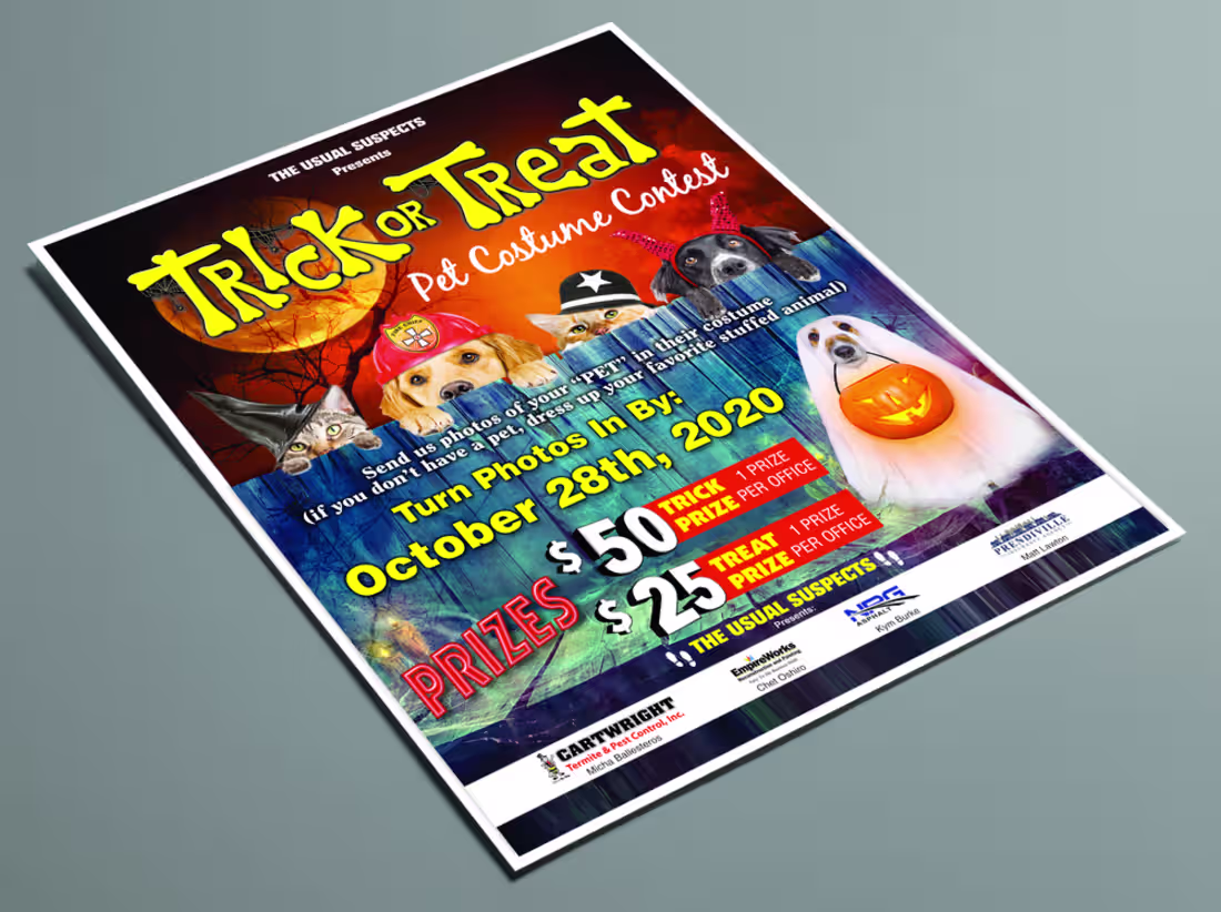 Cover image for Halloween Flyer for Pet Costume