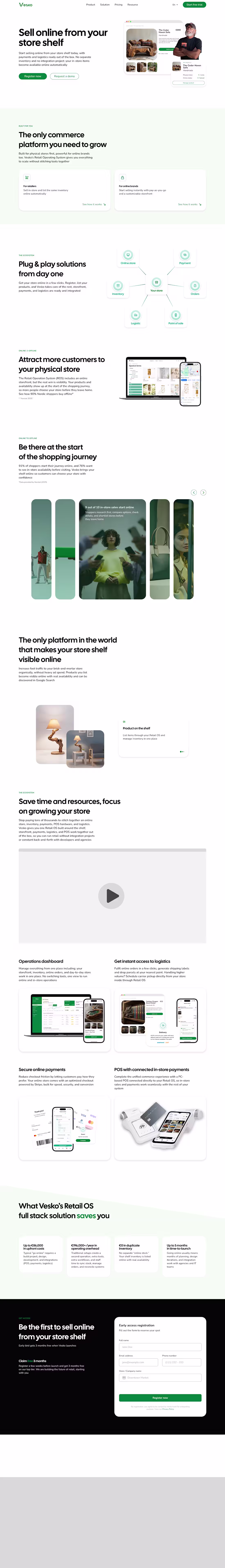 Cover image for Vesko is a high-performance storefront