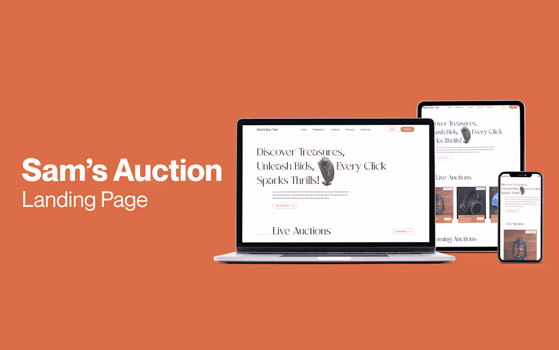Cover image for Sam's Auction